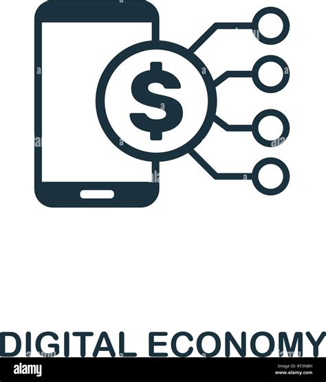 Digital Economy Icon Creative Element Design From Fintech Technology