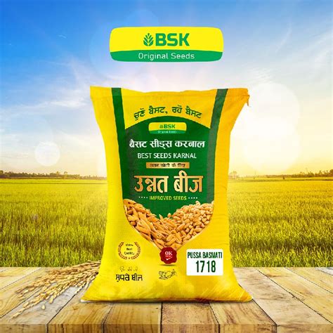 Pusa Basmati Basmati Seed Packaging Size Kg Maximum At Rs