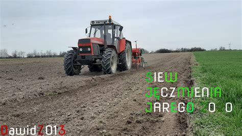 Siew J Czmienia Nowym Nabytkiem Zetor I Agro Masz