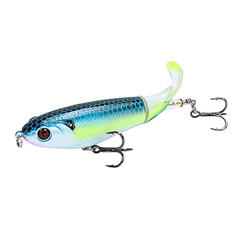 Fishing Lure Whopper Popper Topwater Artificial Hard Bait 3D Eyes