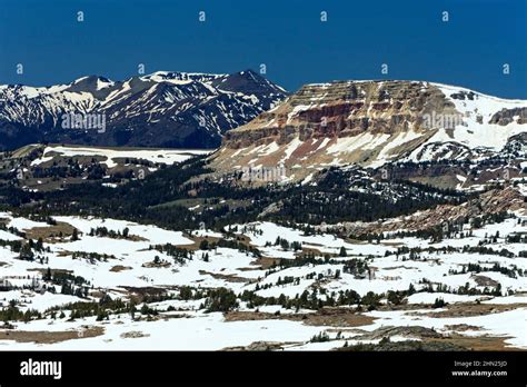 Beartooth Mountains, taken from Beartooth Pass, Beartooth Highway ...