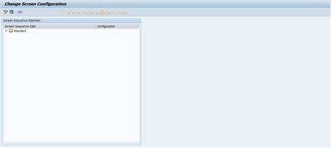 REORMP0104 SAP Tcode MP Screen Configuration Transaction Code