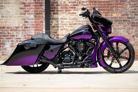 2020 Harley Davidson Street Glide Purple Fade Hot Rod Bagger Iris — Southeast Custom Cycles