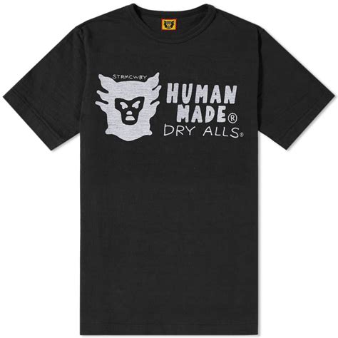 Human Made Wide Logo Tee Black | END. (TW)