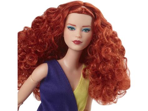 Barbie Signature Looks Boneca Barbie Ruiva Mattel Hjw80 Juguetilandia