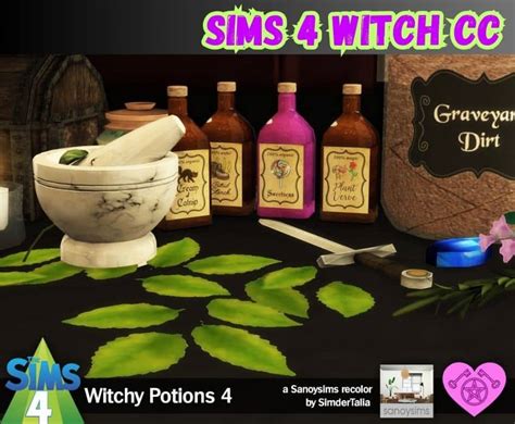 35+ Magical Sims 4 Witch CC (Spells, Clothing, Witchcraft, Magic, & Brooms)