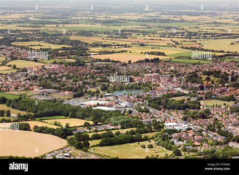 Aerial photo diss norfolk uk hi-res stock photography and images - Alamy