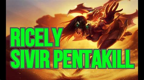 League Of Legends Sivir Pentakill Featuring Dr Megatron Rice 5o7 Youtube