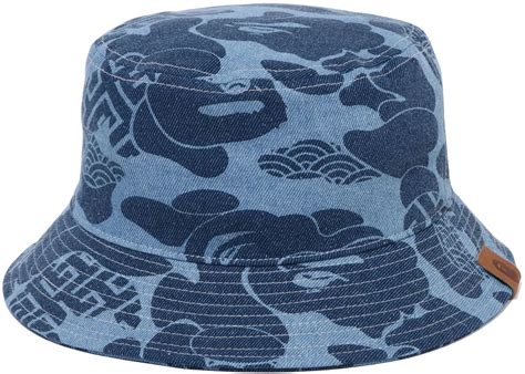 BAPE Asia Camo Denim Hat Indigo Men's - SS24 - US