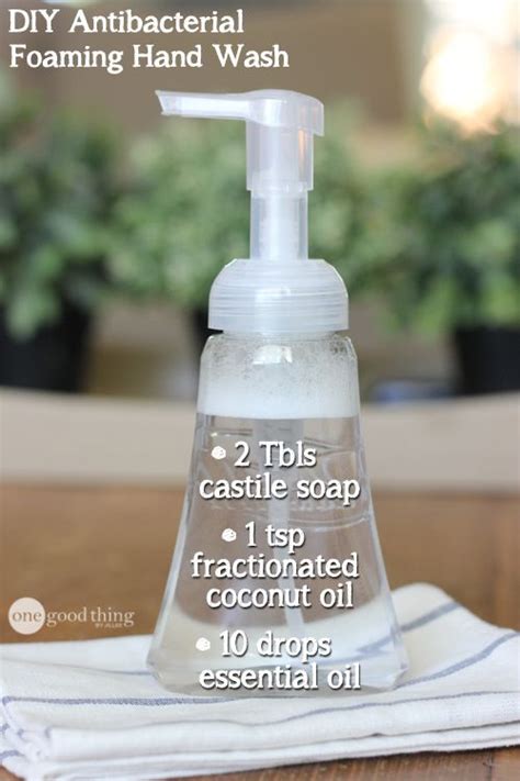 How To Make Foaming Hand Soap W Castile Soap Foaming Hand Wash Diy