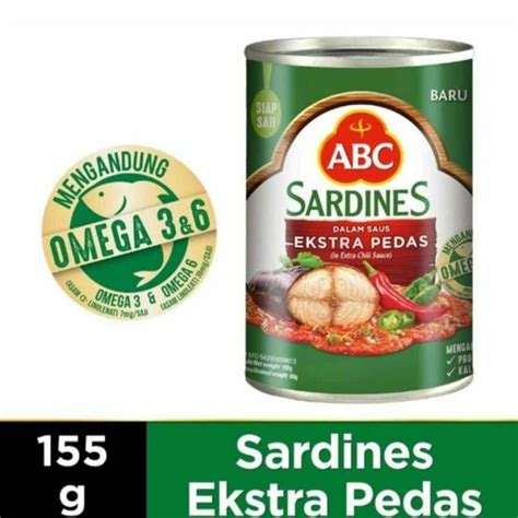 Jual ABC SARDINES EXTRA PEDAS 155 Gr. ABC SARDEN KALENG EXTRA PEDAS ...