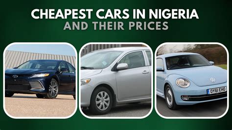 Top 10 Cheapest Cars In Nigeria And Their Prices 2023