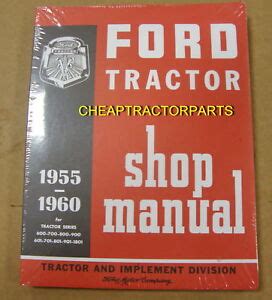 Ford 800 Tractor Manual | eBay