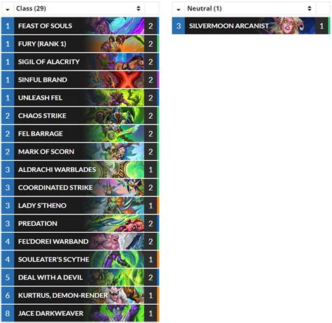 Hearthstone Top Decks On Twitter Standard DreadEyeHS S 1 Legend