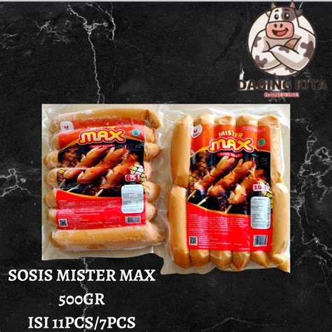 Jual SOSIS MISTER MAX 500GR VARIANS ISI 12PCS 8PCS Shopee Indonesia