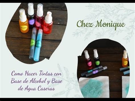 Como Hacer Tintas Con Base De Alcohol Y Base De Agua Caseras YouTube