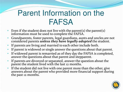 Ppt The Fafsa A Step By Step Guide Powerpoint Presentation Free