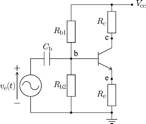 common emitter configuration  scientific diagram