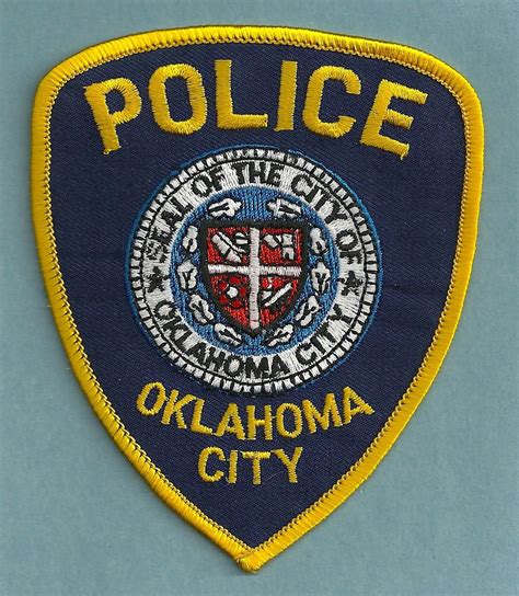 Oklahoma City Oklahoma Police Patch