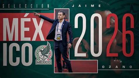 Jaime Lozano es el director técnico de la Selección Mexicana de forma