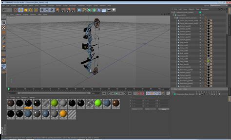 复合弓通用3d模型 3d模型 59 3ds Blend C4d Fbx Ma Obj Max Free3d