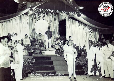 K 1953 Feb 27 14th Landing Anniversary Hon House Speaker Eugenio