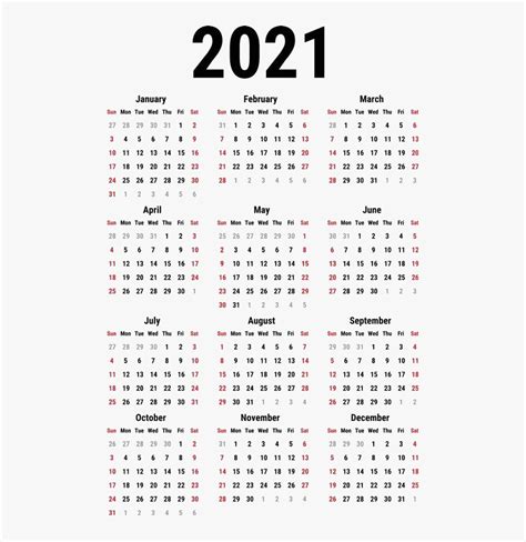 Detail 2021 Calendar Png Koleksi Nomer 52