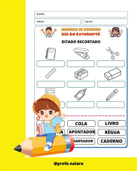 Atividade Dia Do Estudante 2 Ano