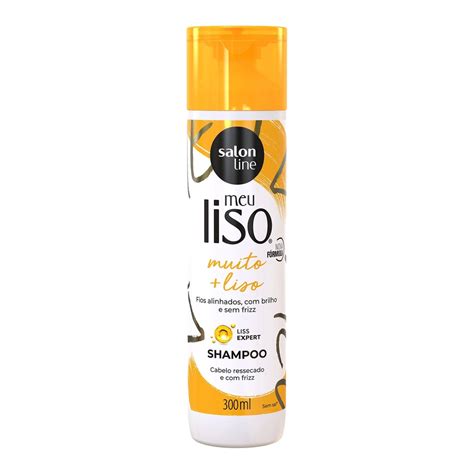 Shampoo Salon Line Meu Liso Muito Liso 300ml Fios Lisérrimos Sem