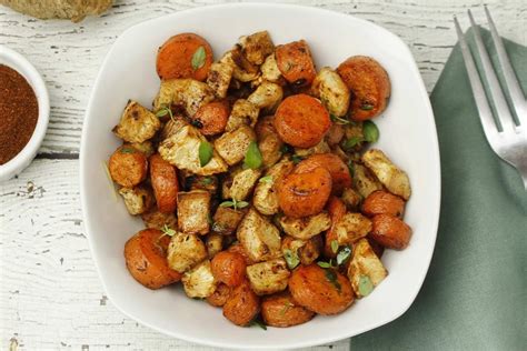 Roasted Celery Root And Carrots Recipe Fitneass