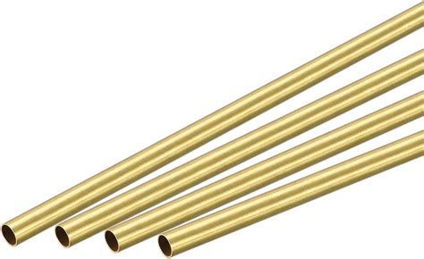 Uxcell Brass Round Tube 35mm Od 025mm Wall Thickness 300mm Length Pipe Tubing 4