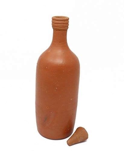 Shop Googlfd9cru Terracotta Clay Water Bottle Earthen