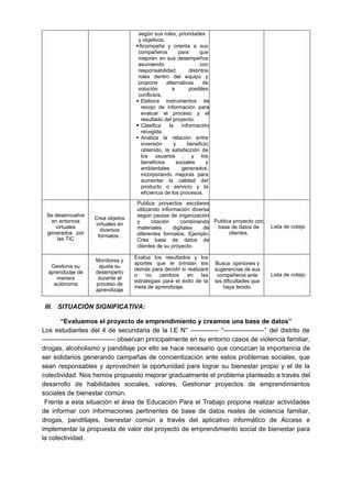 UNIDAD 1 2 Y 3 EPT VII CICLO 4 GRADO Docx