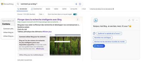 Bing Chat on a testé lintégration de ChatGPT au moteur de