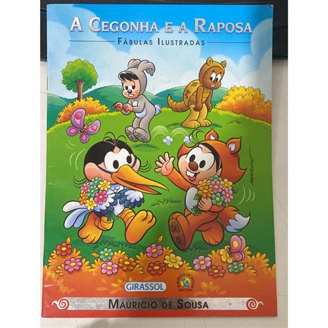 Livro Infantil Usado A Cegonha E A Raposa F Bulas Ilustradas