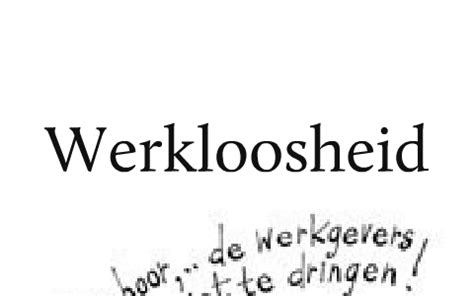 Werkloosheid By Jan Muis