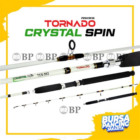 Jual TORNADO Joran Spinning CRYSTAL SPIN 150CM 180CM Tipe Spinning