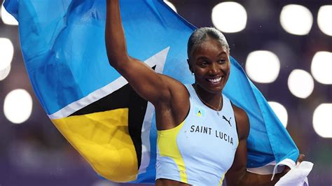 Excitement As Saint Lucias Olympic Hero Julien Alfred Returns Home