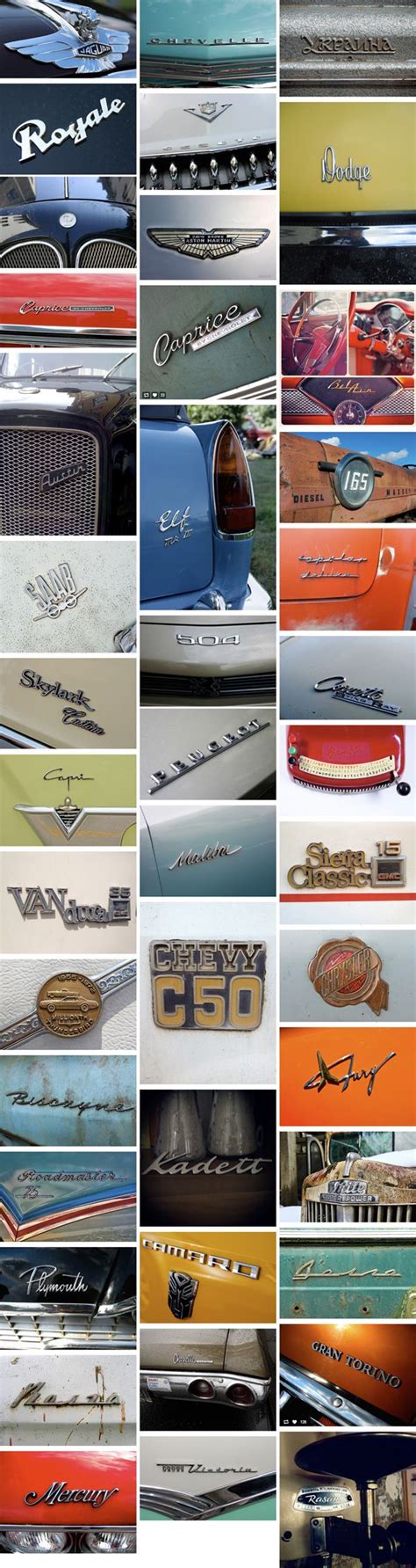 Many Different Cars Are Shown In This Collage With The Same Colors And