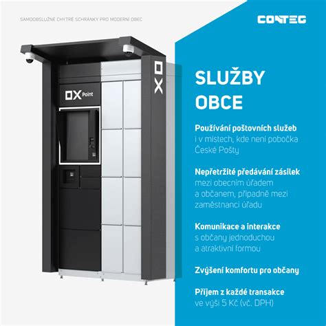 Samoobslužné chytré schránky pro moderní obec CONTEG