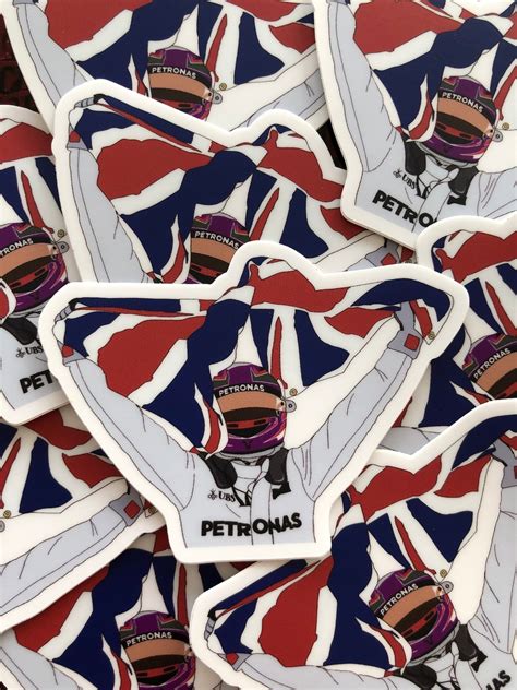 Lewis Hamilton Stickers F1 Sticker Formula 1 Sticker Formula 1 Die Cut