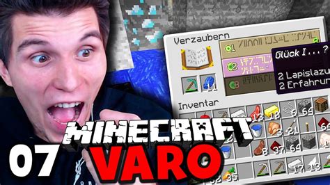 JACKPOT GLÜCK 1 VERZAUBERUNG DIAMANTEN MINECRAFT VARO 4 07