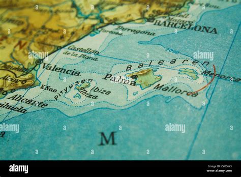 Balearic Islands Map Hi Res Stock Photography And Images Alamy