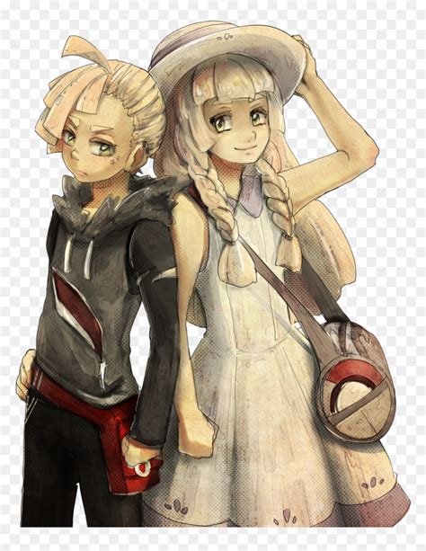 Gladion And Lillie - Pokemon Sun And Moon Gladion Lillie, HD Png ...