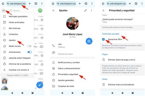 C Mo Ver Contenido Sensible En Telegram