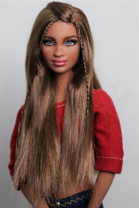 Noni Customized Hybrid Biracial Ooak Barbie Doll Repaint With Mbili