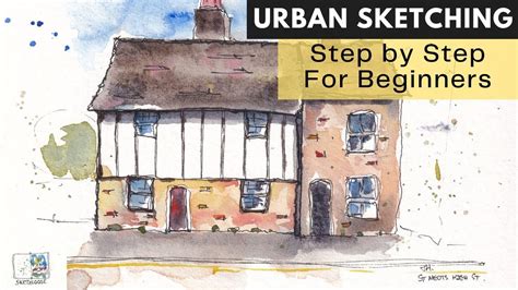 Urban Sketching For Beginners Step By Step Tutorial YouTube