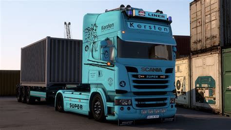 ETS2 Scania FreD Kersten Transporte Skin V 1 0 Mods Scania Skins Mod