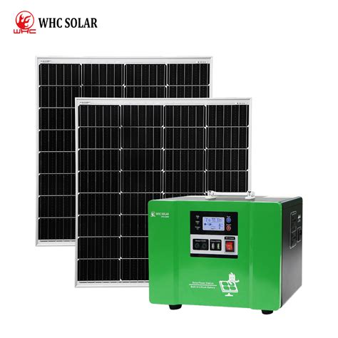 Whc W Off Grid Solar Pv Panels Home Portable Solar System China