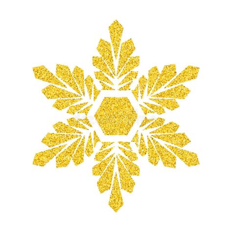 Gold Snowflake On White Stock Vector Illustration Of Rich 83486672